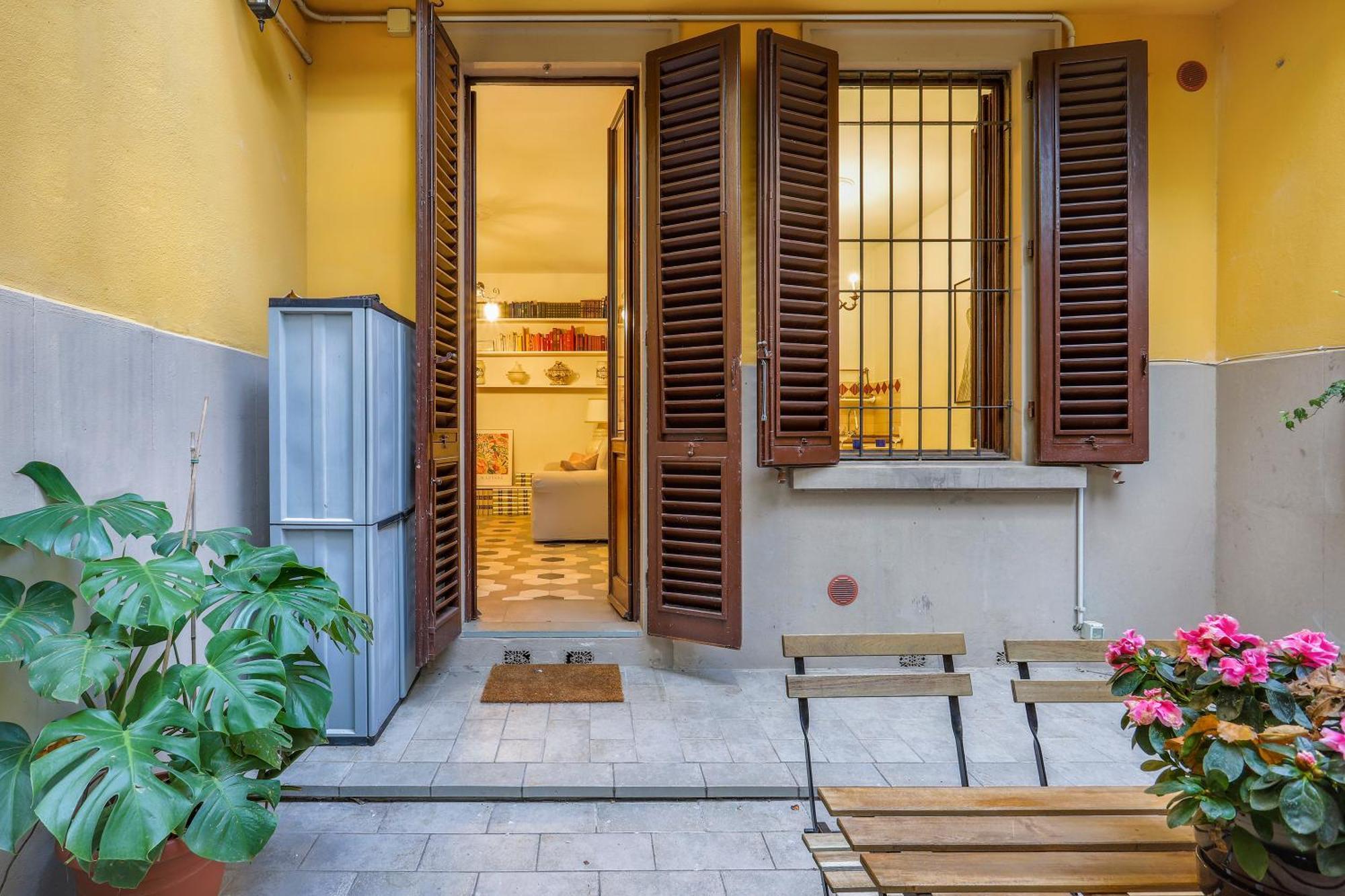One-Bedroom Apartment With Patio Florença Exterior foto